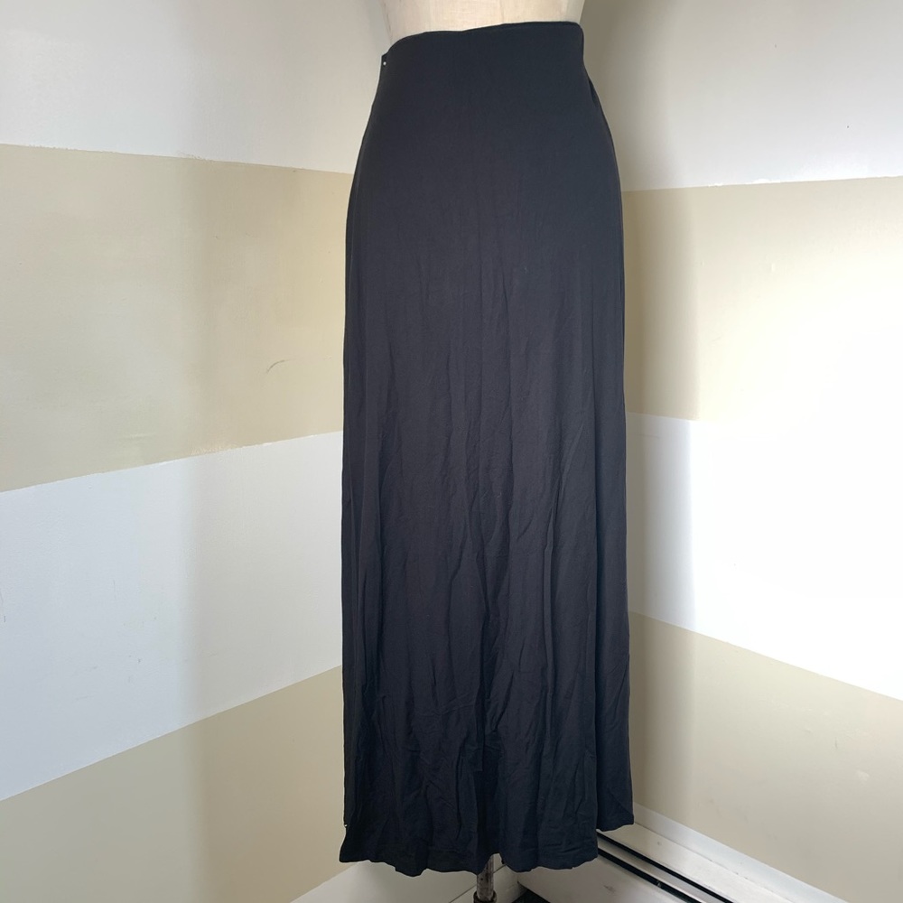 Ann Taylor Black Maxi Skirt